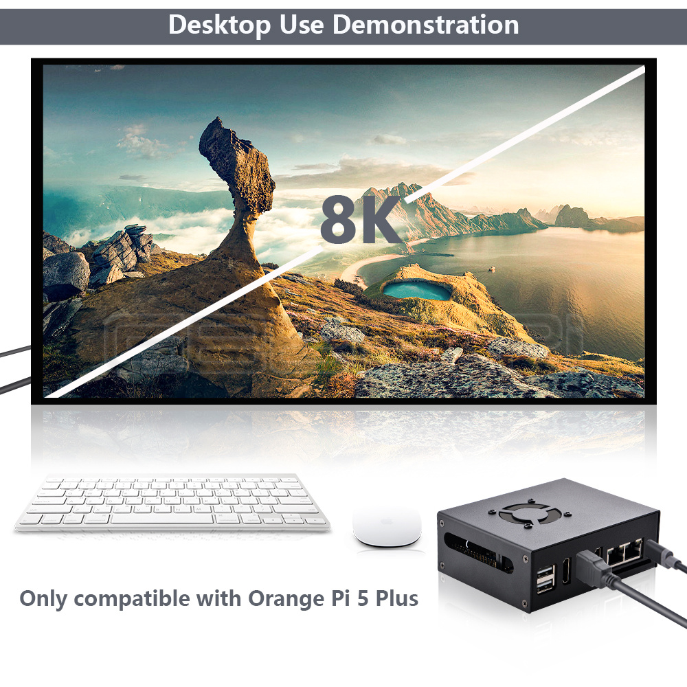 Casing geekpi Orange Pi 5 Plus - Orange Pi 5 Plus 32Gb ulasan dan harga
